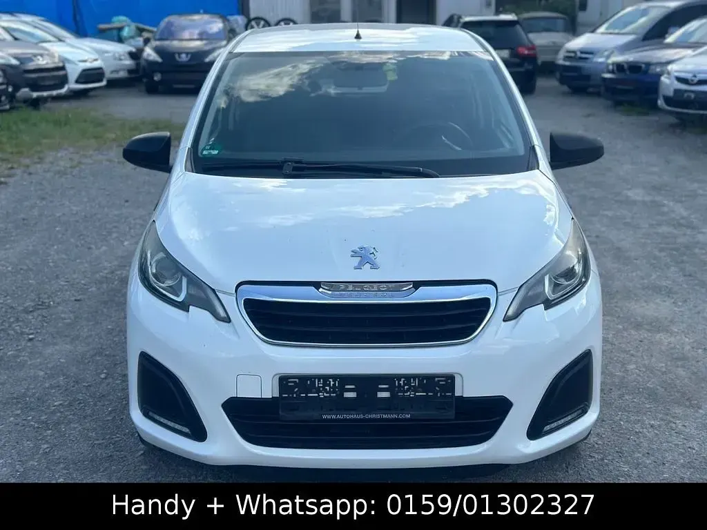 Gebraucht Peugeot 108 Access 69 PS (50 kW) 2015 Weiß Kleinwagen