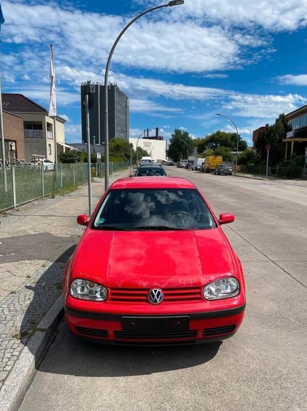 Rot Gebraucht 1999 VW Golf IV Kleinwagen | 1.400 € (Fairer Preis) - Bild 1/4