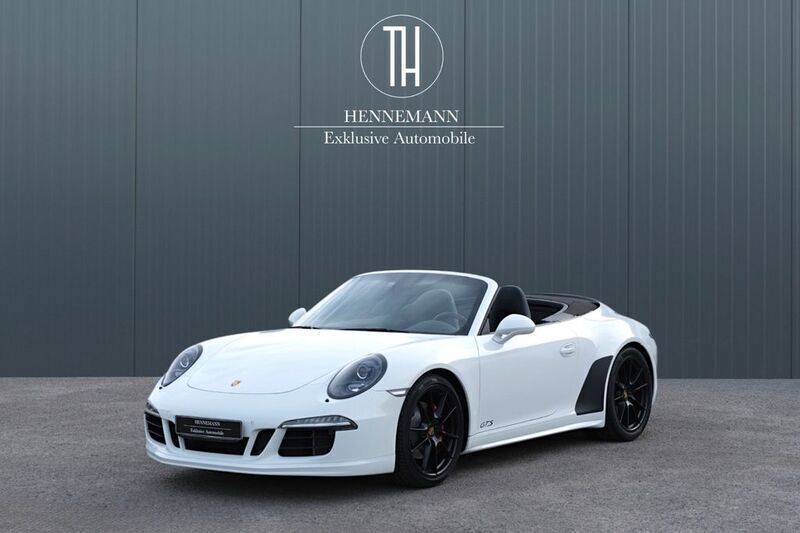 Weiß Gebraucht 2015 Porsche 911 Carrera 4 GTS Chrono Cabrio | 131.991 € (Teuer) - Bild 1/4
