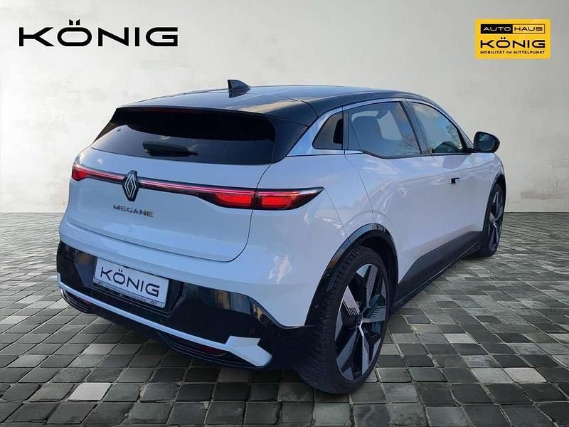 Gebraucht Renault Megane E-Tech 55 kW (75 PS) 2022 Arktisweiß, dach black pearl Limousine