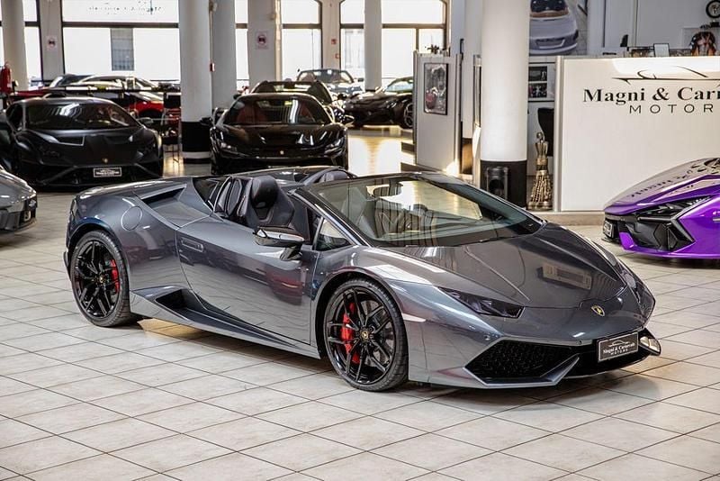Usata Lamborghini Huracán 610 CV (448 kW) 2018 Grigio Cabrio