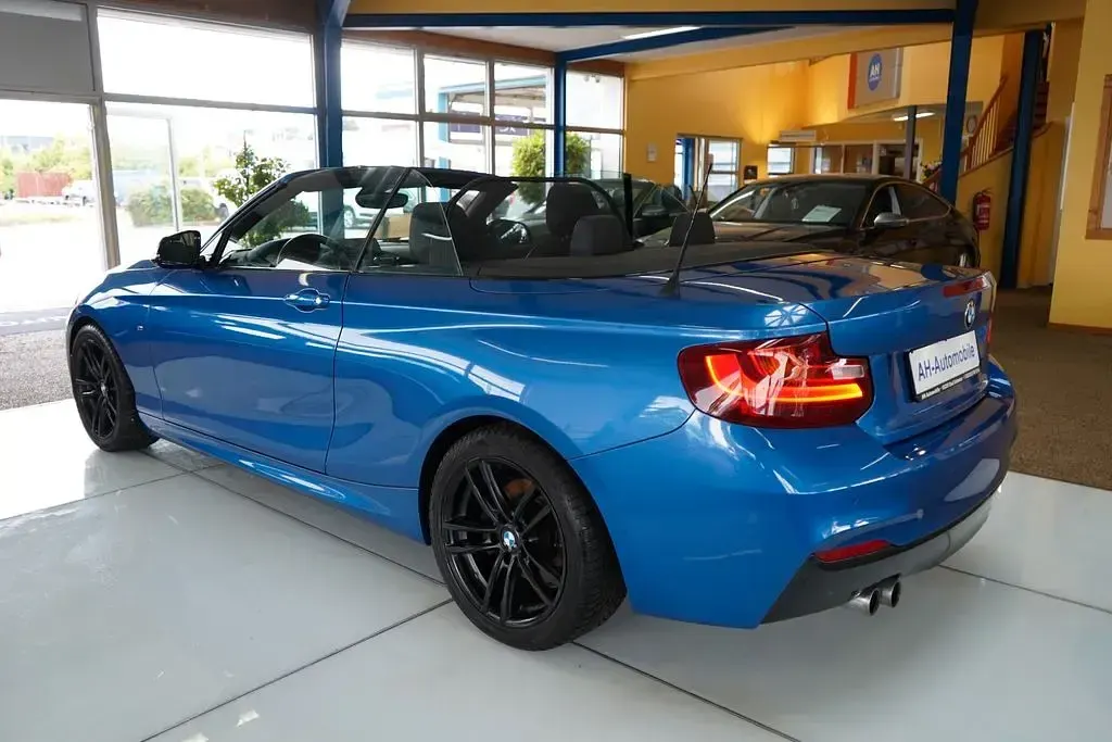 Gebraucht BMW 220 Sport Line 190 PS (139 kW) 2015 Blau Cabrio