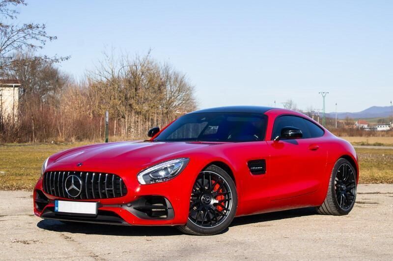Rot Gebraucht 2018 Mercedes AMG GT S AMG Coupé | 98.990 € (Etwas zu teuer) - Bild 1/4