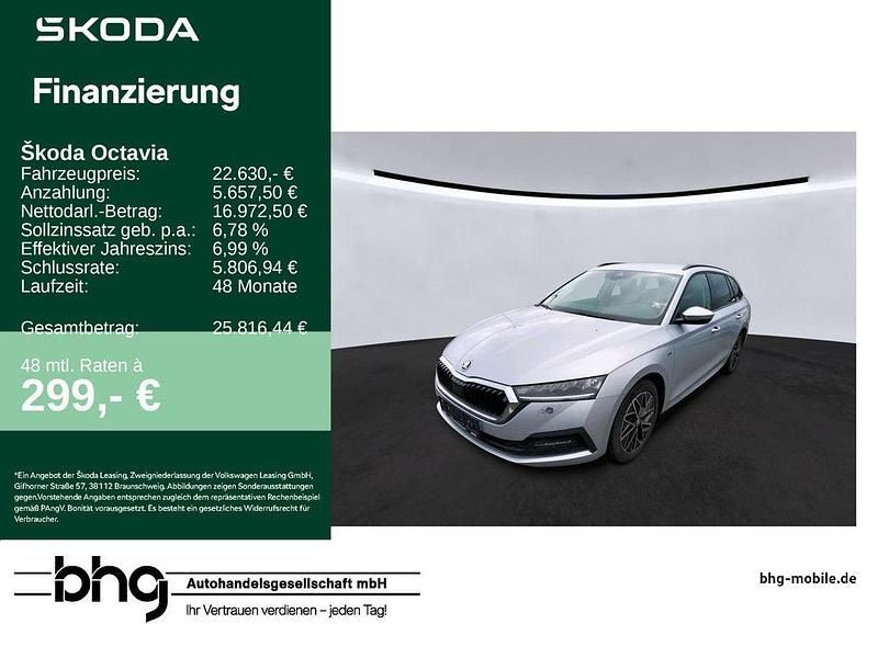Silber Gebraucht 2021 Skoda Octavia Clever Kombi | 22.630 € (Etwas zu teuer) - Bild 1/4