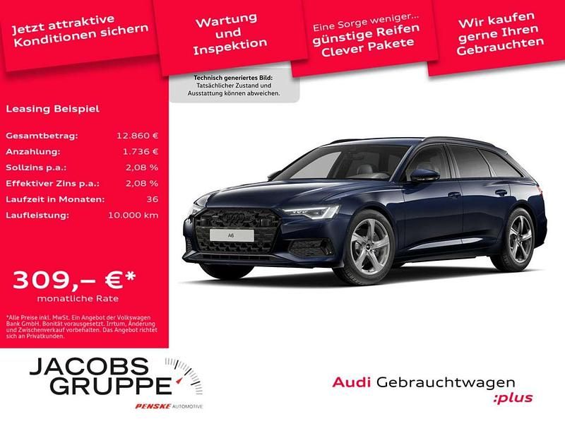 Blau Gebraucht 2025 Audi A6 Advanced Kombi | 47.540 € (Superpreis) - Bild 1/3