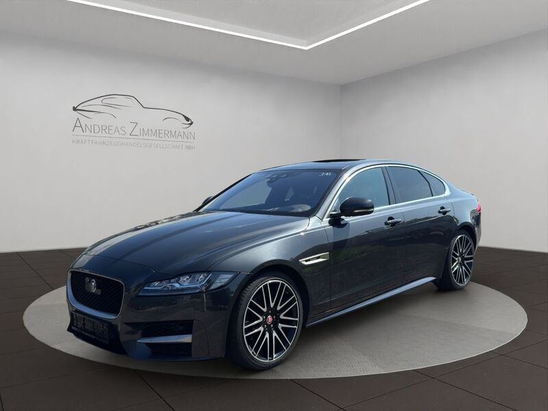Grau Gebraucht 2019 Jaguar XF R-Sport Limousine | 31.800 € (Teuer) - Bild 1/4