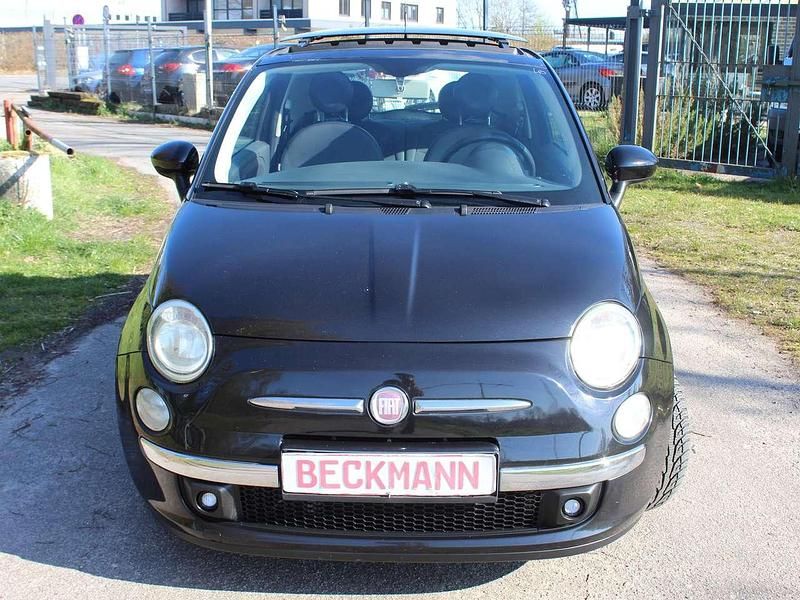 Gebraucht Fiat 500 Lounge 86 PS (63 kW) 2011 Colore esterno vesuvio schwarz Kleinwagen