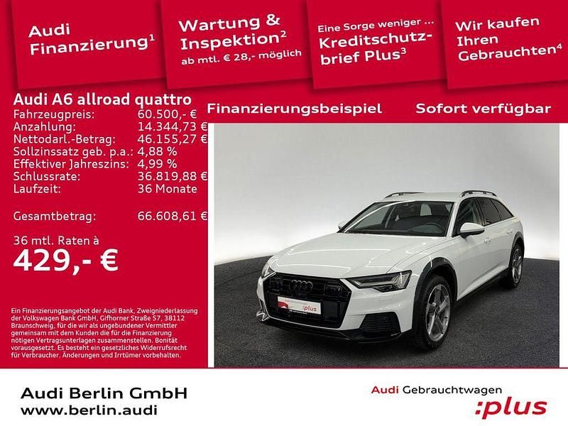 Gletscherweiß metallic Gebraucht 2023 Audi A6 Ambiente Limousine | 59.590 € - Bild 1/3