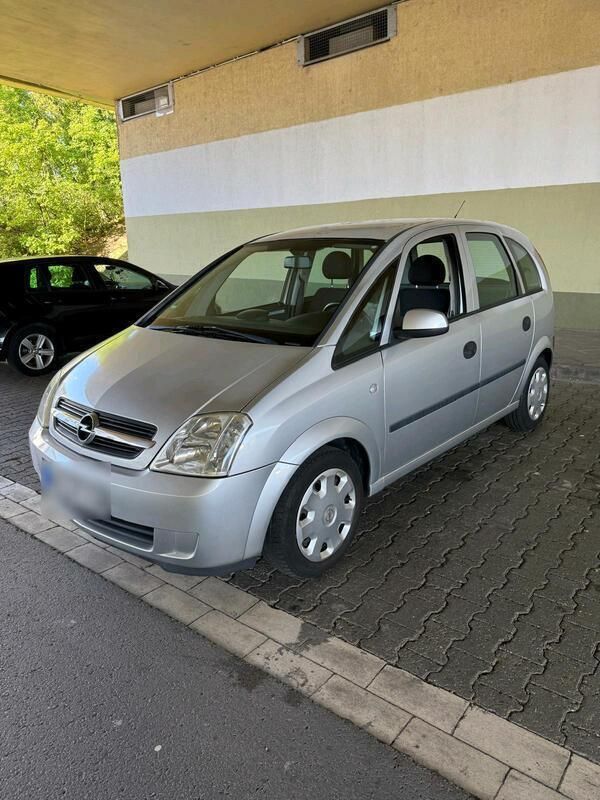 Silber Gebraucht 2004 Opel Meriva Van / Kleinbus | 1.950 € (Fairer Preis) - Bild 1/4