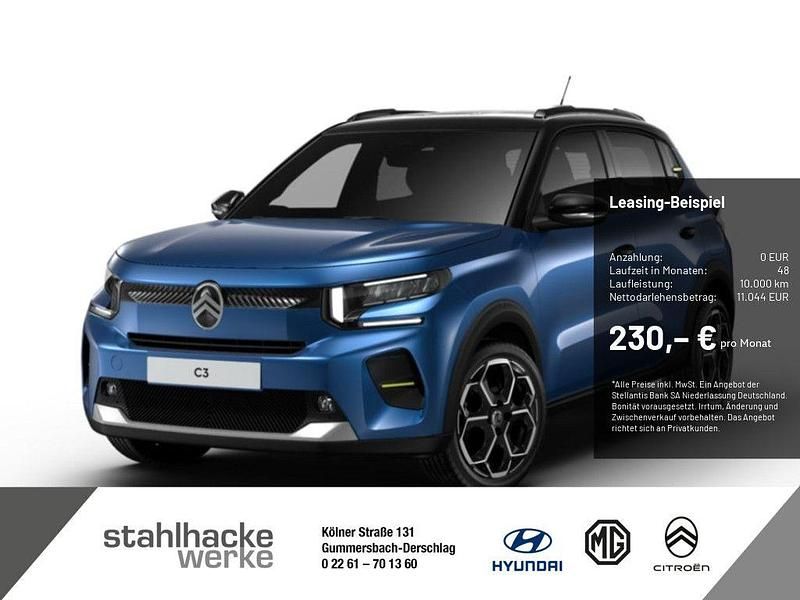 Blau Neu 2025 Citroën C3 Kleinwagen | 25.490 € (Teuer) - Bild 1/4