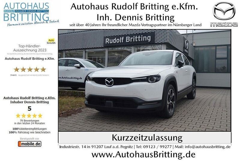 Purweiß Gebraucht 2024 Mazda MX30 Ad'Vantage SUV | 25.890 € (Superpreis) - Bild 1/4