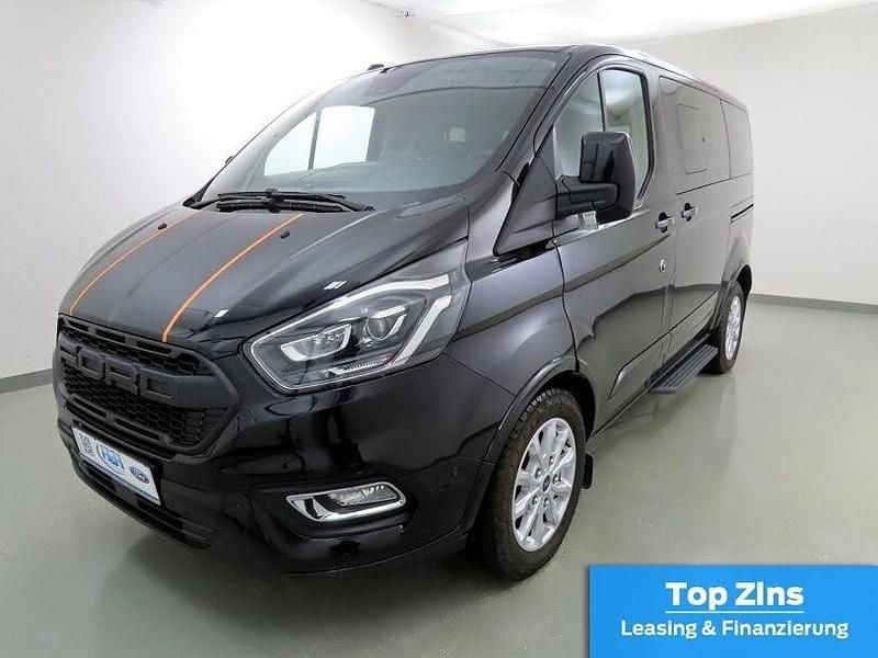 Gebraucht Ford Tourneo Custom Titanium 110 PS (80 kW) 2023 Schwarz (obsidianschwarz) Van