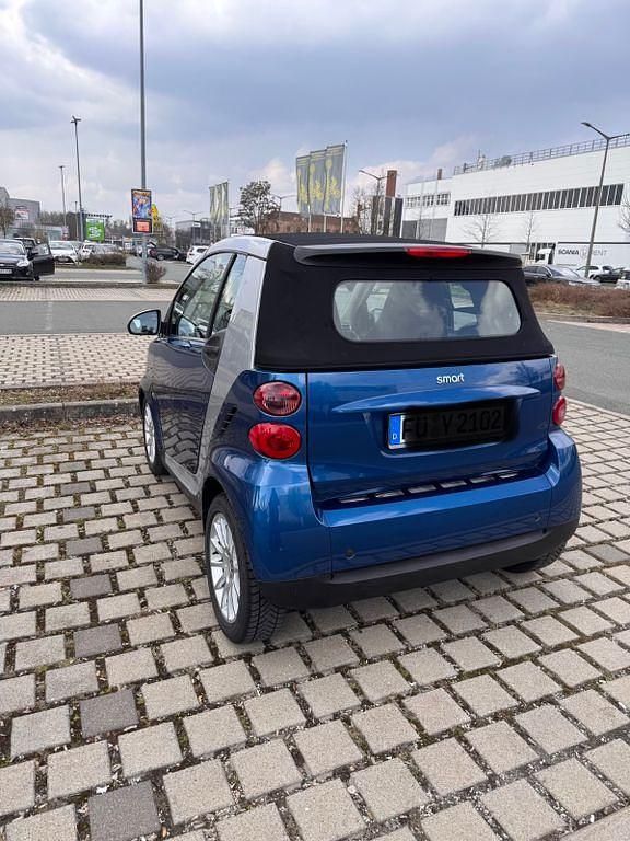Gebraucht Smart ForTwo Cabrio Passion 71 PS (52 kW) 2008 Blau Cabrio
