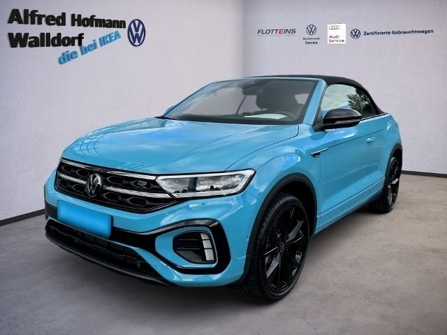 Blau Gebraucht 2024 VW T-Roc Cabriolet R-line Cabrio | 43.802 € - Bild 1/4