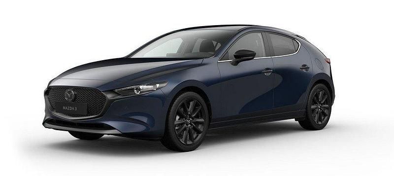 Deep crystal blue (metallic) Gebraucht 2024 Mazda 3 Homura-Line Limousine | 27.990 € - Bild 1/2
