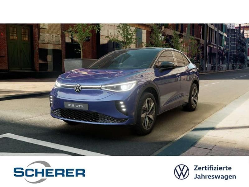 Blue dusk metallic / schwarz Gebraucht 2025 VW ID.5 GTX SUV | 49.930 € - Bild 1/4