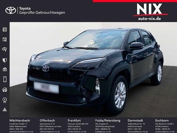 Mysticschwarz mica Gebraucht 2021 Toyota Yaris Hybrid Comfort | 23.890 € (Etwas zu teuer) - Bild 1/4