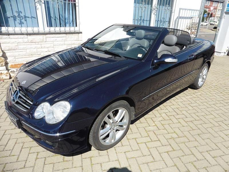 Blau Gebraucht 2006 Mercedes CLK200 Cabrio | 4.950 € (Superpreis) - Bild 1/4