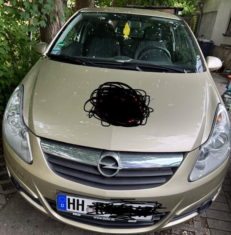 Beige Gebraucht 2008 Opel Corsa Limousine | 2.500 € (Fairer Preis) - Bild 1/4