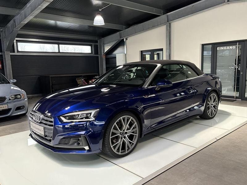 Gebraucht Audi A5 Cabriolet S-Line 190 PS (139 kW) 2019 Blau Cabrio