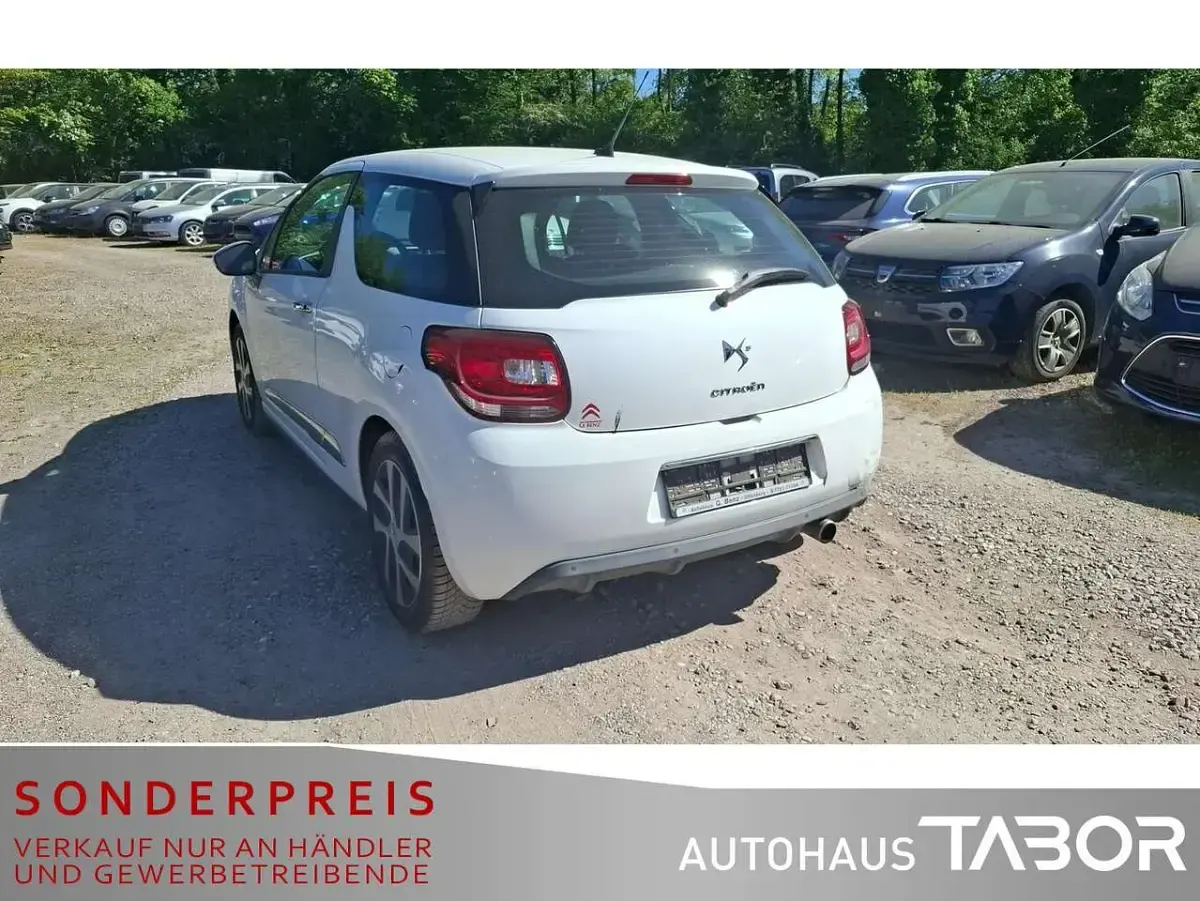 Gebraucht Citroën DS3 Chic 82 PS (60 kW) 2015 Lack weiss banquise/deckende l Kleinwagen