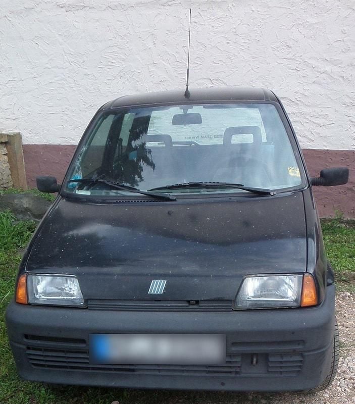 Schwarz Gebraucht 1998 Fiat Cinquecento Kleinwagen | 1.000 € - Bild 1/4