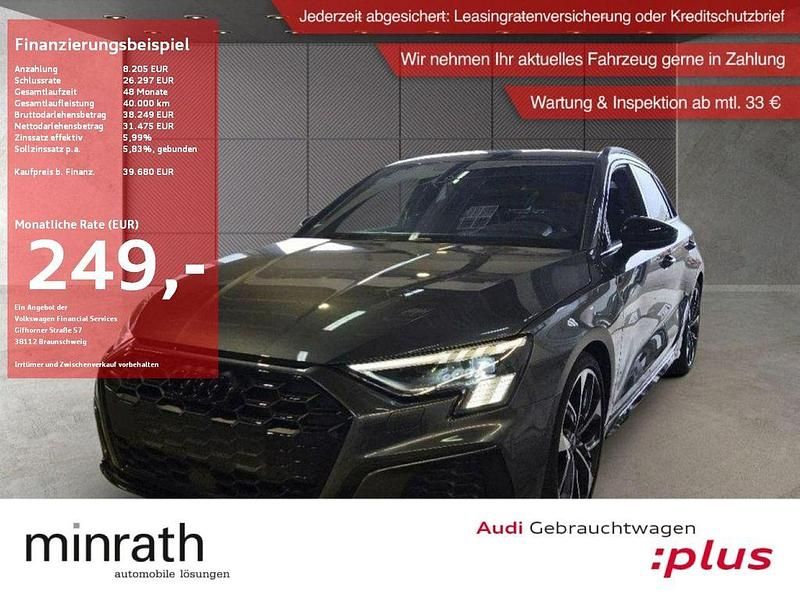 Daytonagrau perleffekt Gebraucht 2023 Audi S3 Ambiente Limousine | 39.530 € (Guter Preis) - Bild 1/4