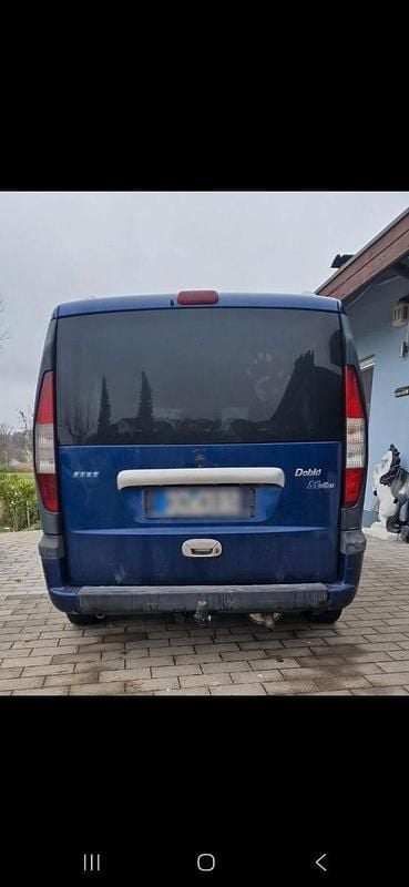 Gebraucht Fiat Doblò 101 PS (74 kW) 2004 Blau Van / Kleinbus