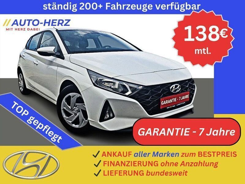 Polar weiß / sol Gebraucht 2022 Hyundai i20 Limousine | 13.880 € (Superpreis) - Bild 1/3