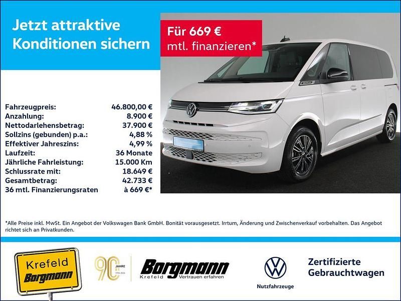 Second-hand VW Multivan Life 218 CP (160 kW) 2023 Alb Monovolum