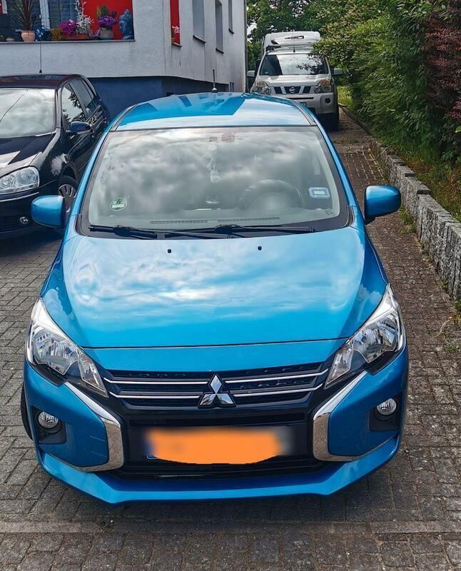 Blau Gebraucht 2021 Mitsubishi Space Star Kleinwagen | 6.800 € (Guter Preis) - Bild 1/4