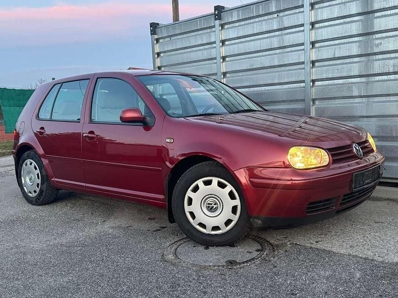 Weinrot Gebraucht 2000 VW Golf IV Highline Kleinwagen | 1.999 € (Guter Preis) - Bild 1/4