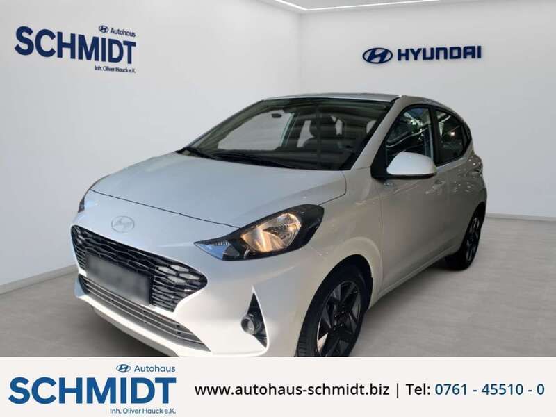 Weiss Gebraucht 2025 Hyundai i10 Select Kleinwagen | 16.990 € (Fairer Preis) - Bild 1/4