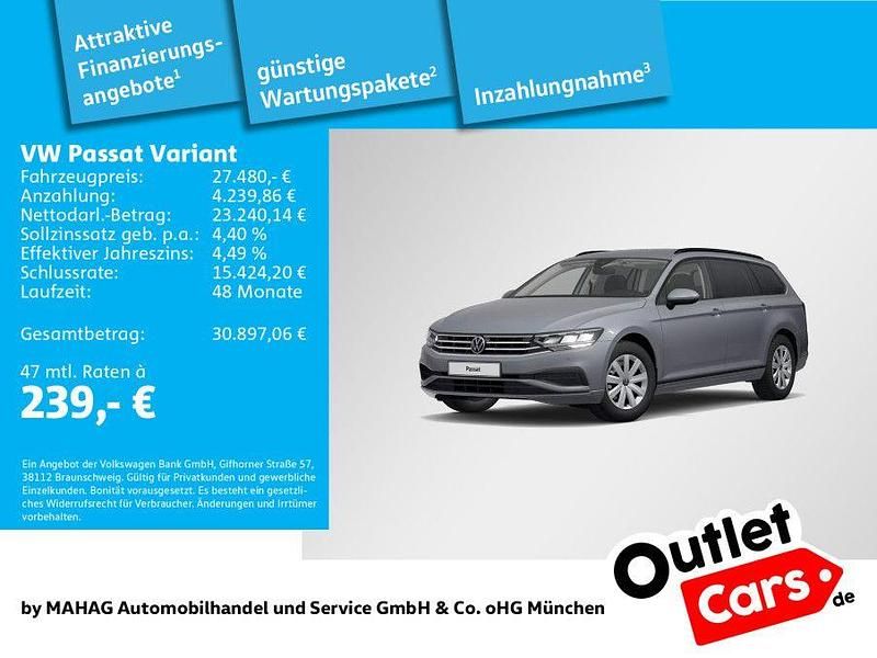 Grau Gebraucht 2023 VW Passat Kombi | 27.480 € (Fairer Preis) - Bild 1/1