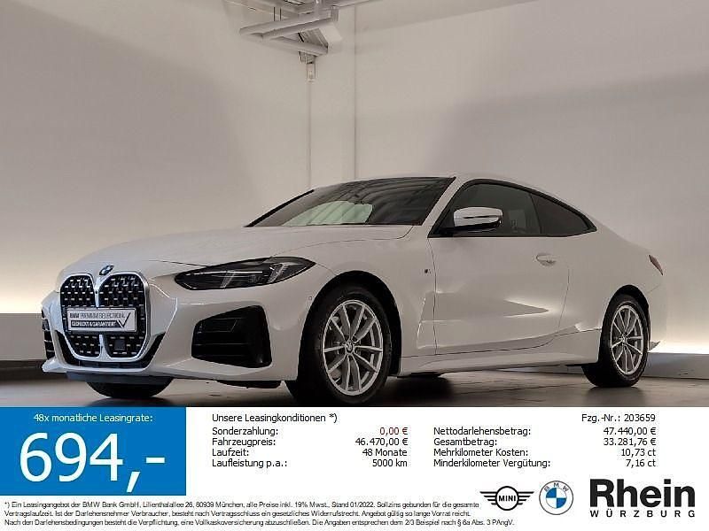 Weiß Gebraucht 2024 BMW 420 M Sport Coupé | 41.390 € (Superpreis) - Bild 1/4