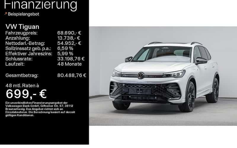 Weiß Gebraucht 2025 VW Tiguan R-line SUV | 63.975 € - Bild 1/4