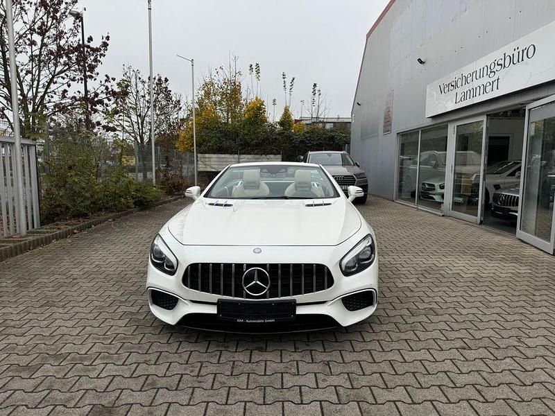 Weiß Gebraucht 2018 Mercedes SL500 AMG Cabrio | 49.900 € - Bild 1/4