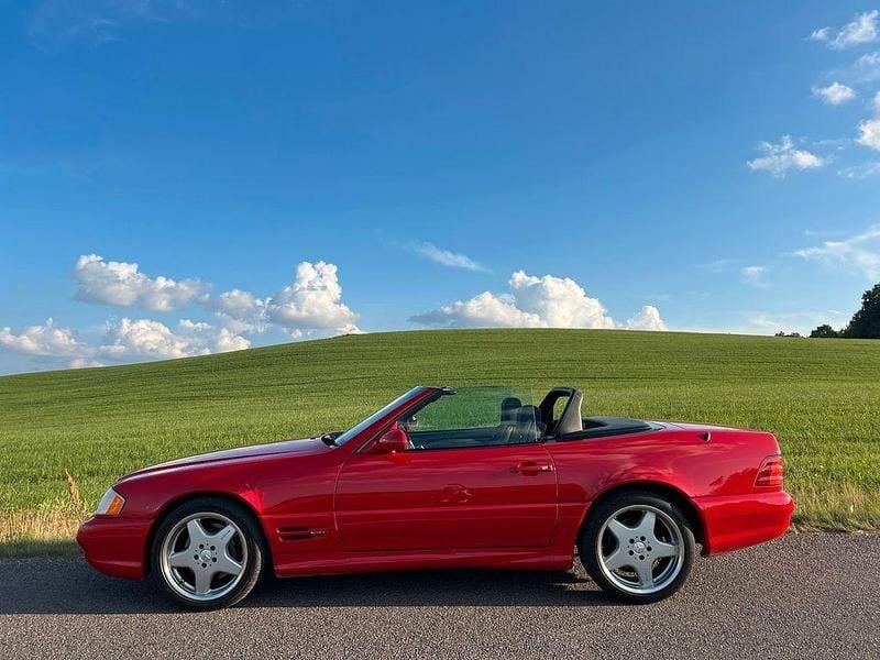 Rot Gebraucht 1999 Mercedes SL500 AMG Cabrio | 21.500 € - Bild 1/4