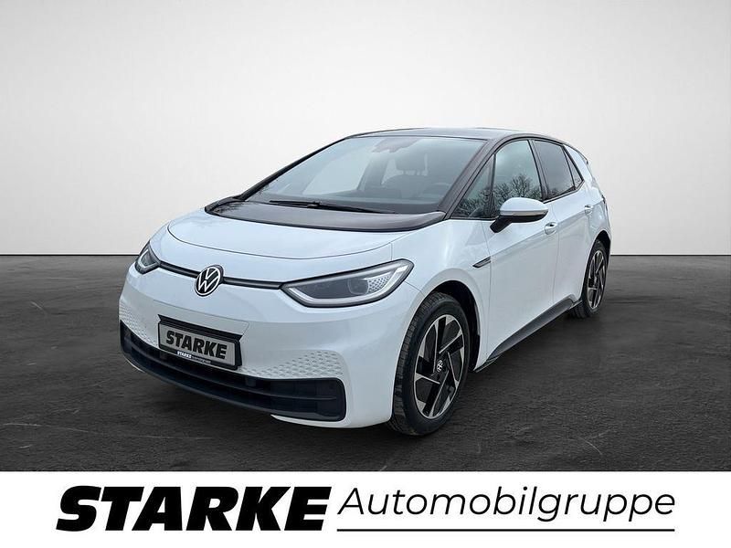 Gebraucht VW ID.3 Pro 150 kW (204 PS) 2022 Weiß (gletscherweiß metallic) Kleinwagen