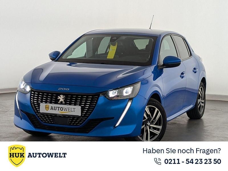 Blau Gebraucht 2021 Peugeot 208 Allure Kleinwagen | 16.960 € (Fairer Preis) - Bild 1/3
