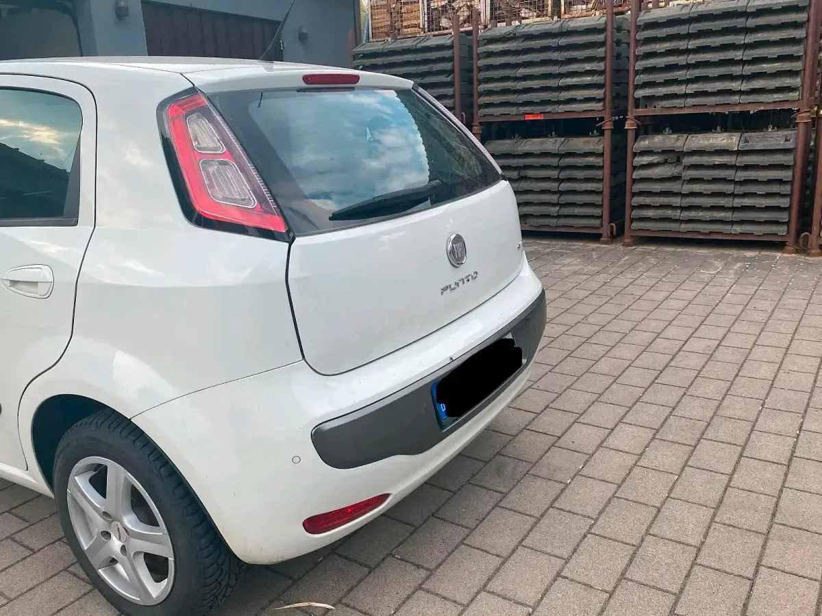 Gebraucht Fiat Punto Evo Dynamic 77 PS (56 kW) 2011 Weiß Kleinwagen