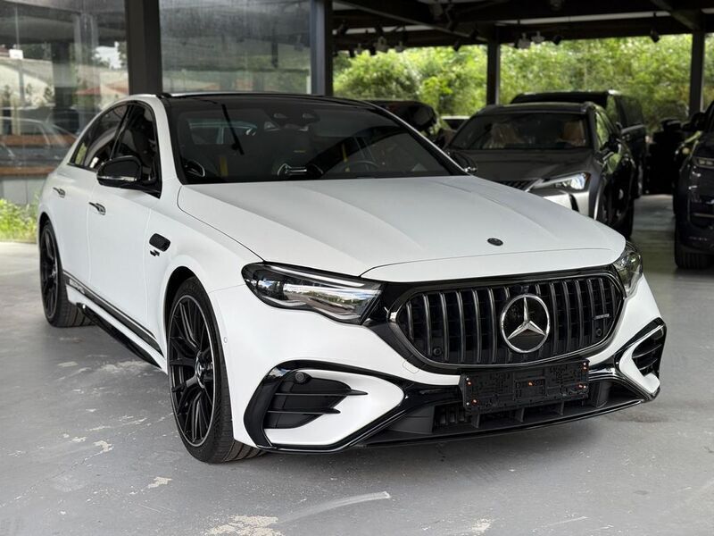 Opalithweiss magnolackierun Gebraucht 2024 Mercedes E53 AMG Premium Plus Limousine | 129.999 € - Bild 1/4