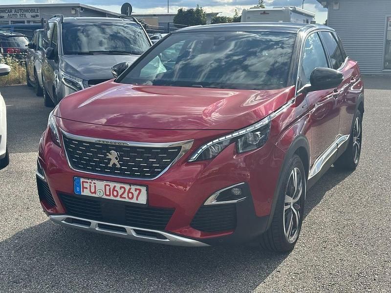 Rot Gebraucht 2018 Peugeot 3008 Allure GT-Line SUV | 11.590 € (Fairer Preis) - Bild 1/4