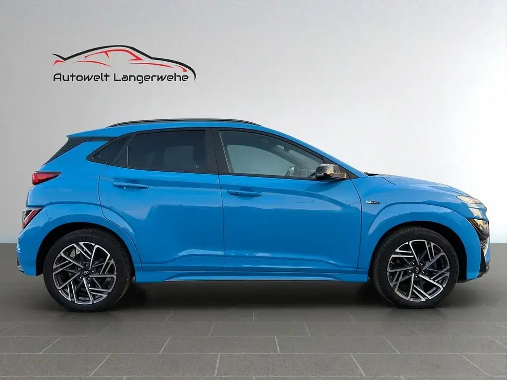 Gebraucht Hyundai Kona N Line 120 PS (88 kW) 2021 Blau SUV