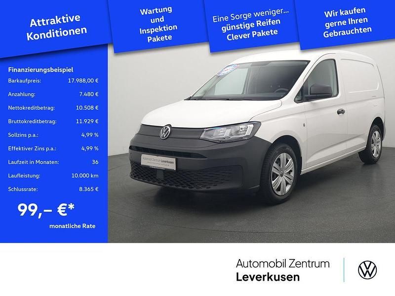 Weiss / candy weiss Gebraucht 2021 VW Caddy Van / Kleinbus | 17.988 € (Superpreis) - Bild 1/4