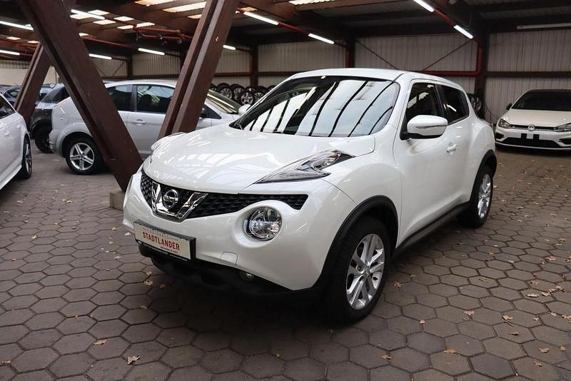 Weiß Gebraucht 2016 Nissan Juke Acenta SUV | 10.990 € (Etwas zu teuer) - Bild 1/4