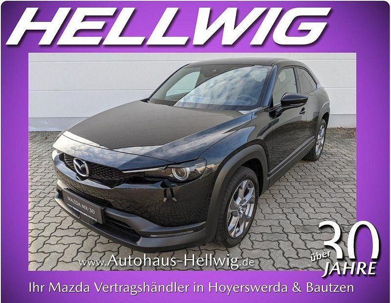 Jet black metallic (metallic) Gebraucht 2023 Mazda MX30 Ad'Vantage SUV | 15.980 € (Guter Preis) - Bild 1/4
