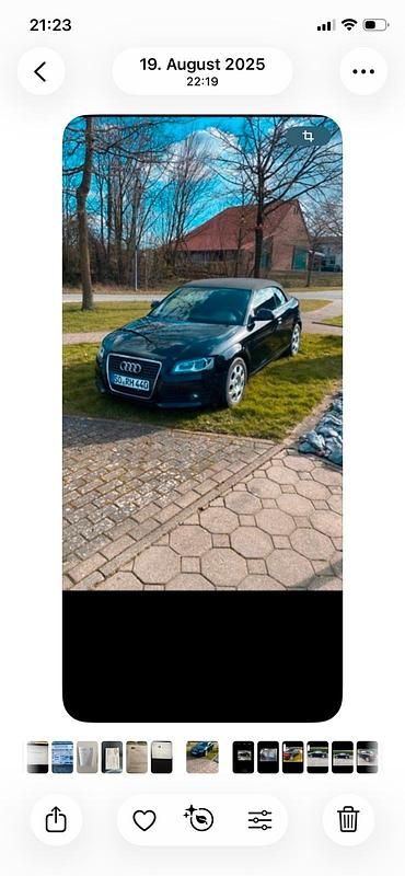 Gebraucht Audi A3 Cabriolet 110 PS (80 kW) 2010 Schwarz Cabrio