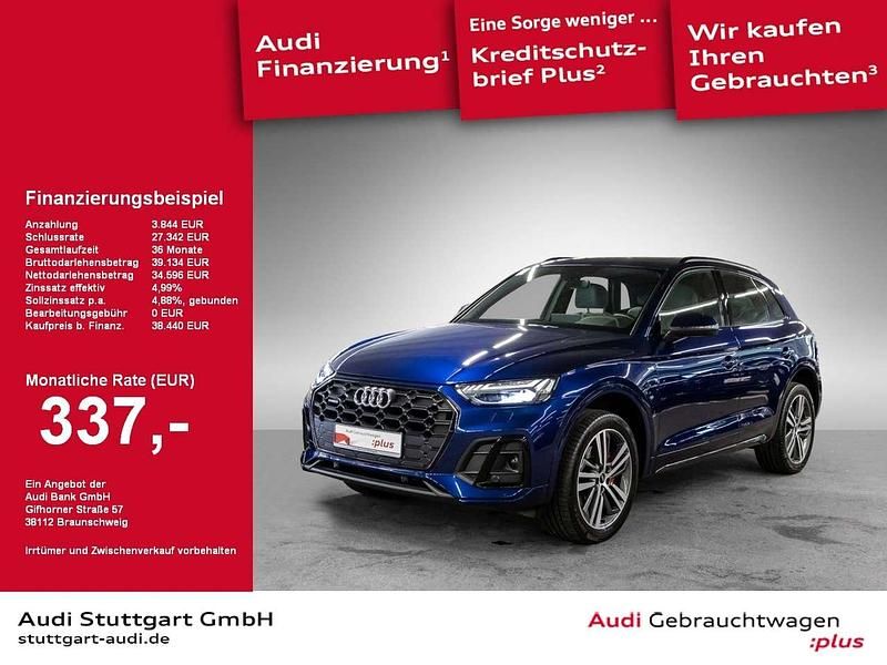 Navarrablau metallic Gebraucht 2021 Audi Q5 Ambiente SUV | 38.440 € (Guter Preis) - Bild 1/2