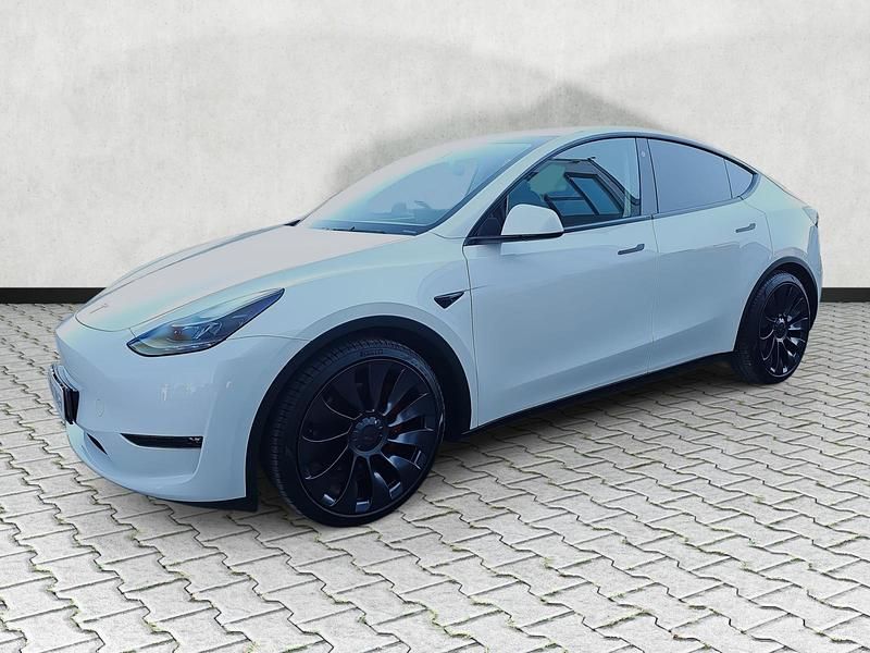 Gebraucht Tesla Model Y Performance 392 kW (534 PS) 2022 Pearl white multicoat SUV